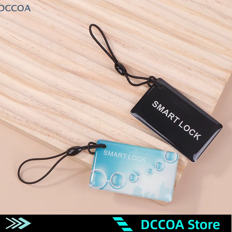 10 個 5*3 センチメートル IC カード Tuya TTlock BLE 電子スマートドアロックカードデジタル指紋ロックロック解除 RFID カード 13.56Mhz