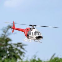 FLY WING Bell 206 V3 470 CLASS RC Helicopter With H1 Flight Controller GPS PNP / RTF
