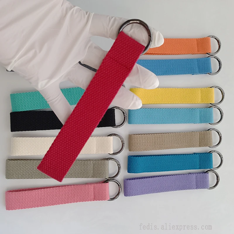2.5x15cm Korea Fabric Strap Name Tag Luggage Ribbon for DIY Iron On Patch Keychain Phone Personalized Key Chain Bacpack Strap