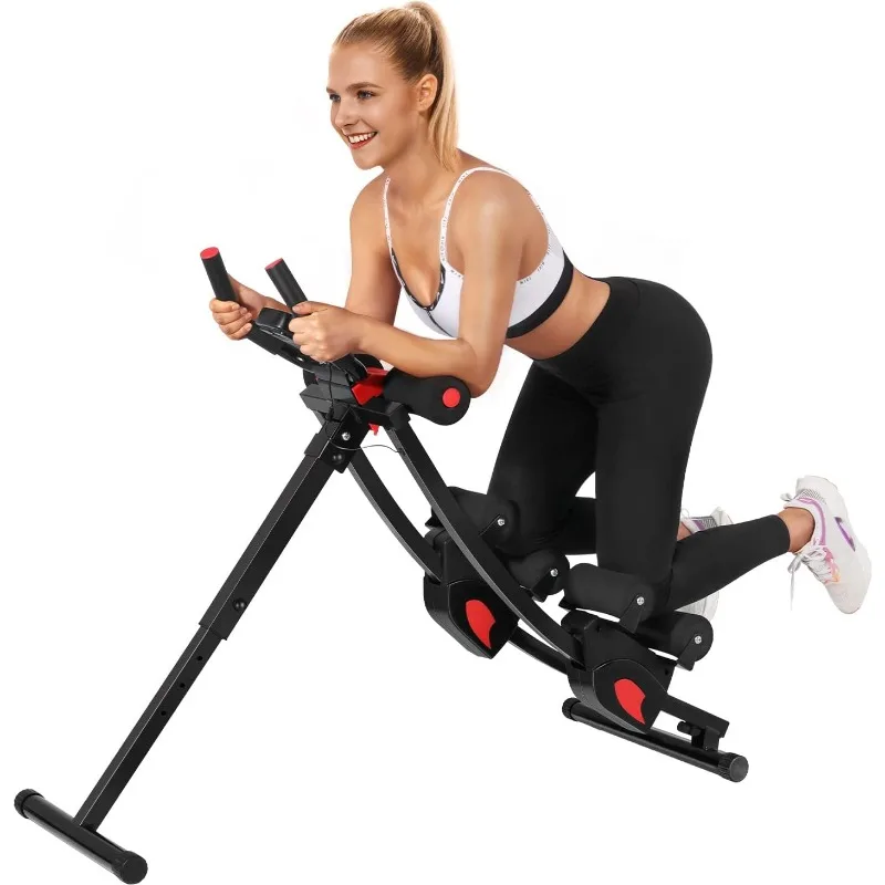 

Ab Workout Equipment, Ab Machine for Women Home Gym, Adjustable Core Abdominal Exercise Fitness Equipment for Full Body Shaping