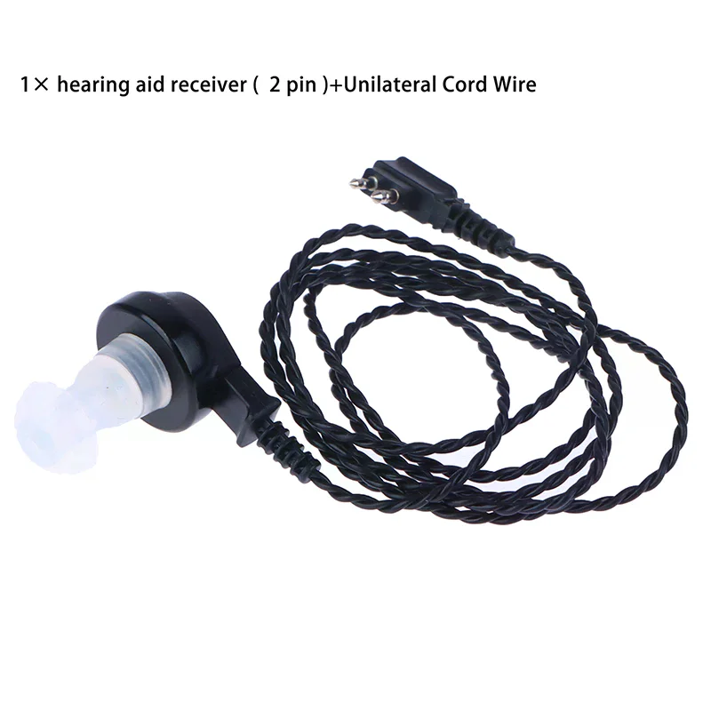 /YOV/Hearing Aid Unilateral Cord Wire+BTE Hearing Aid Receiver Amplifier Speaker 1Pcs