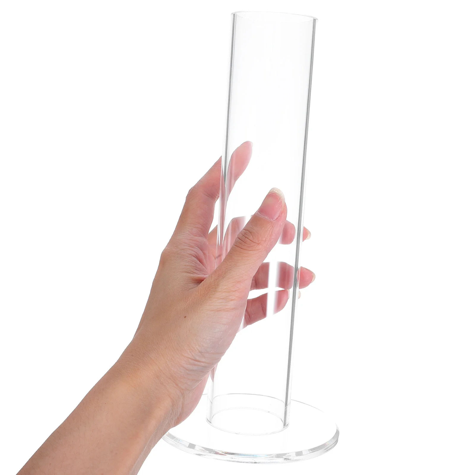 

Acrylic Scrunchie Holder Stand Clear Durable Hair Tie Organizer Tower Girls Vanity Display Jewelry Bracelet Stand