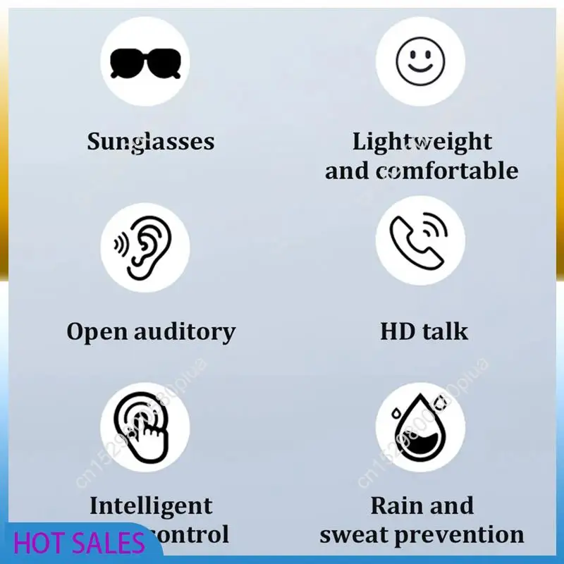 

AB31-TWS Xg88pro Bluetooth Smart Glasses Headphones Audio Hands-Free Call Sport Stereo Sunglasses Headsets Music HD Sound