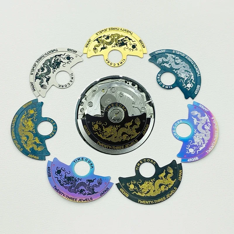 Chinese Dragon NH35 Automatic Hammer Rotor Patch Fits 4R35 4R36 NH35 NH36 7S Movement Seiko SKX007 Watch Repair Rotor Guard Part