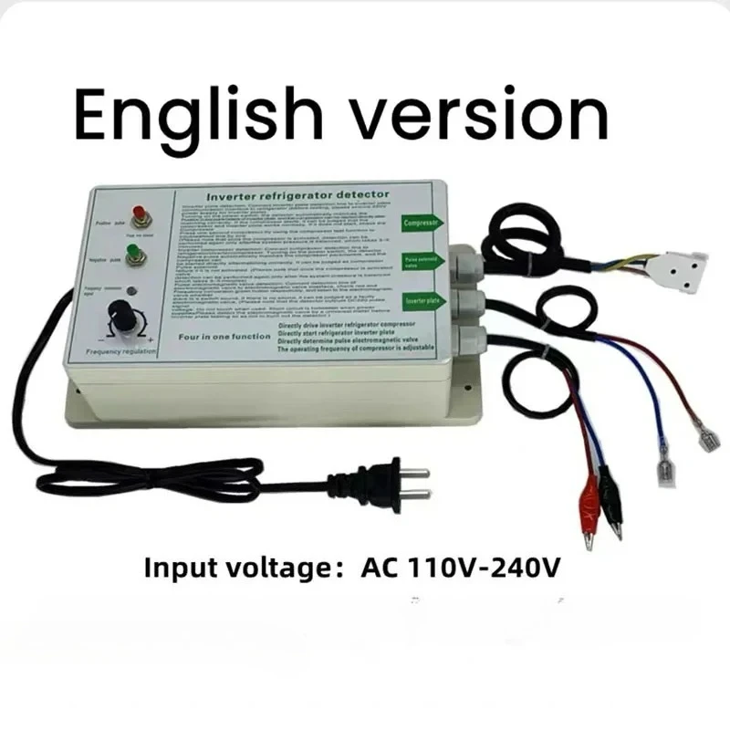 110V-240V Refrigerator inverter board compressor solenoid valve fan damper electric valve tester fault tool English version