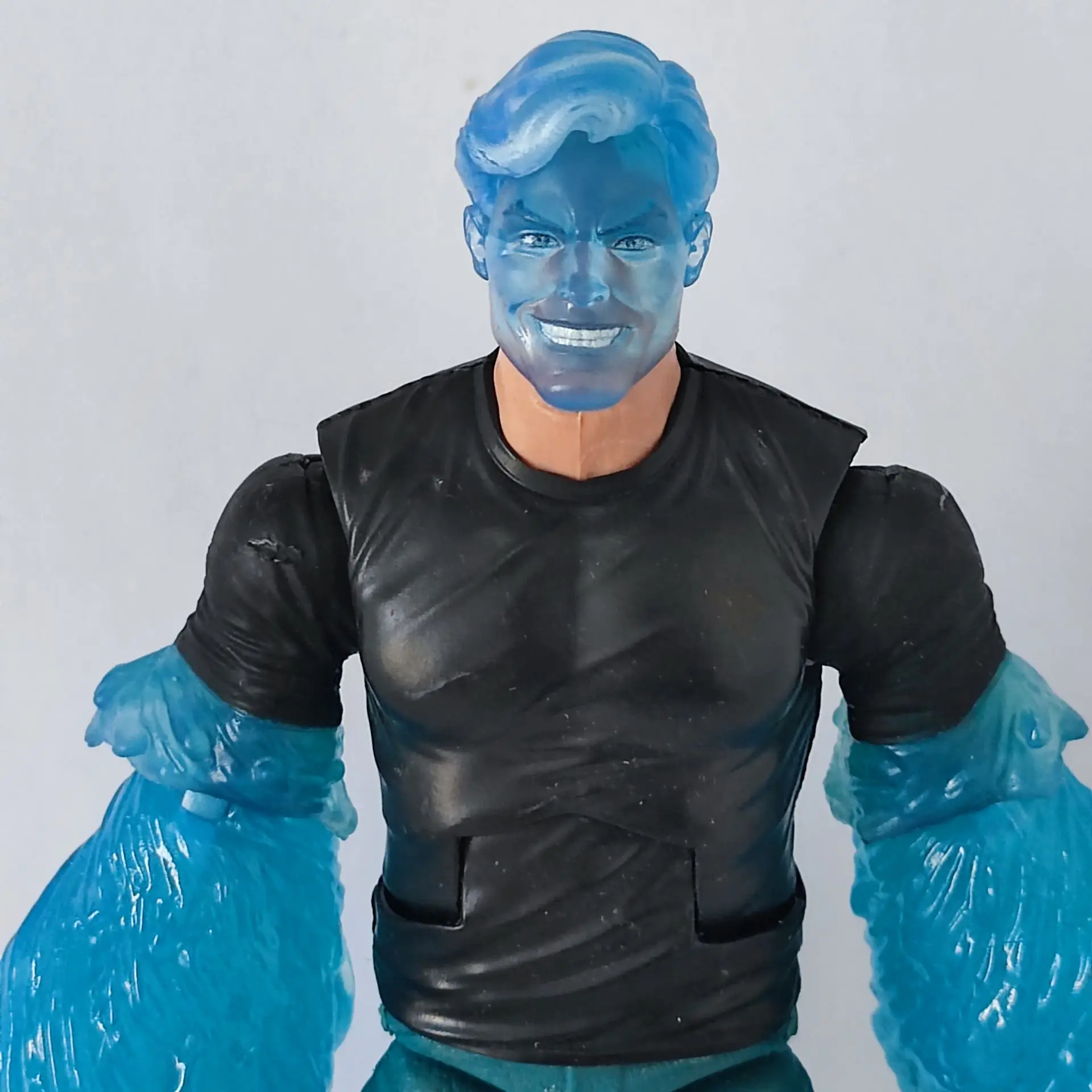 جسم Marvel Legends Molten Man Wave Hydro-Man مع رأس سلسلة VHS مقاس 6 بوصات