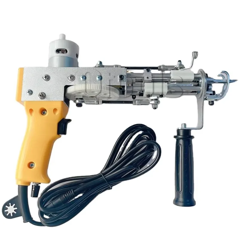 

Ready Stock 2022 Hot Sale Hand Tufting Gun Carpet Tufting Gun Rug Tufting Gun AK Yellow Cut Pile or Loop Pile