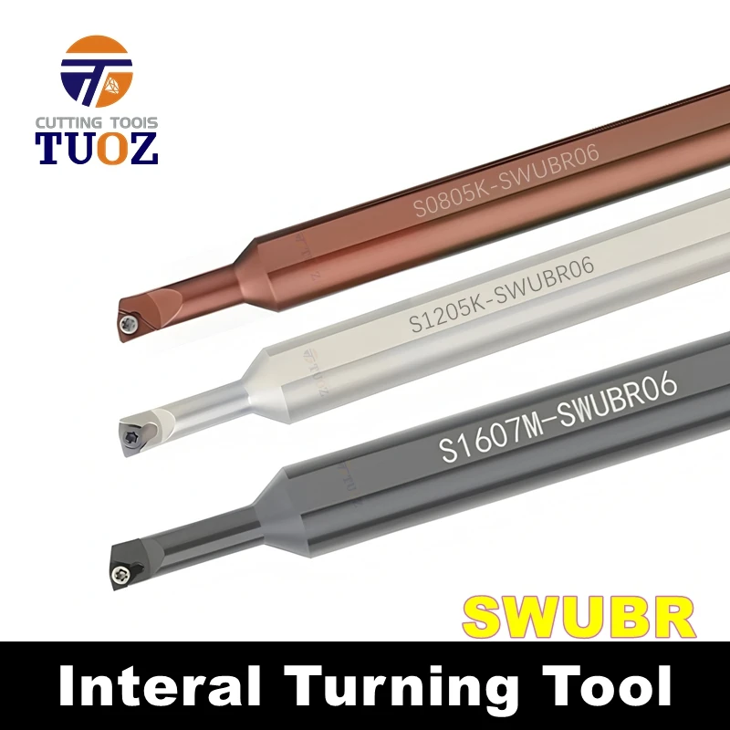 

93 ° Антивибрационная расточная оправка из сплава для ЧПУ S0805H/S1205/S1607 SWUBR06 для обработки малых отверстий