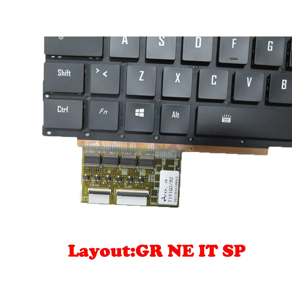 Laptop No Backlit Keyboard For Gigabyte For AERO 15 SKB1711 27703-GR562-G30 27703-IT560-G30S 27703-NE560-G30S 27703-SP562-G30S