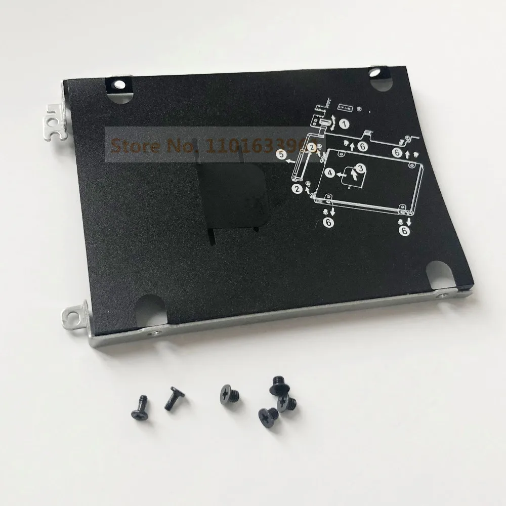 

2.5 Inch HDD SSD SATA Hard Disk Drive Caddy Frame Tray Bracket + Screws for HP ProBook 430 440 445 450 455 G6 G7