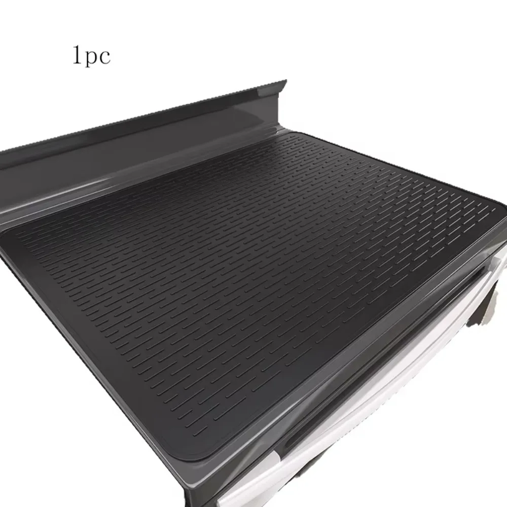 Extra Large Silicone Cooktop Protector 71x51CM Black Stove Cover Mat Electric Glass Ceramic Oven Heat Resistant Kitchen Pad