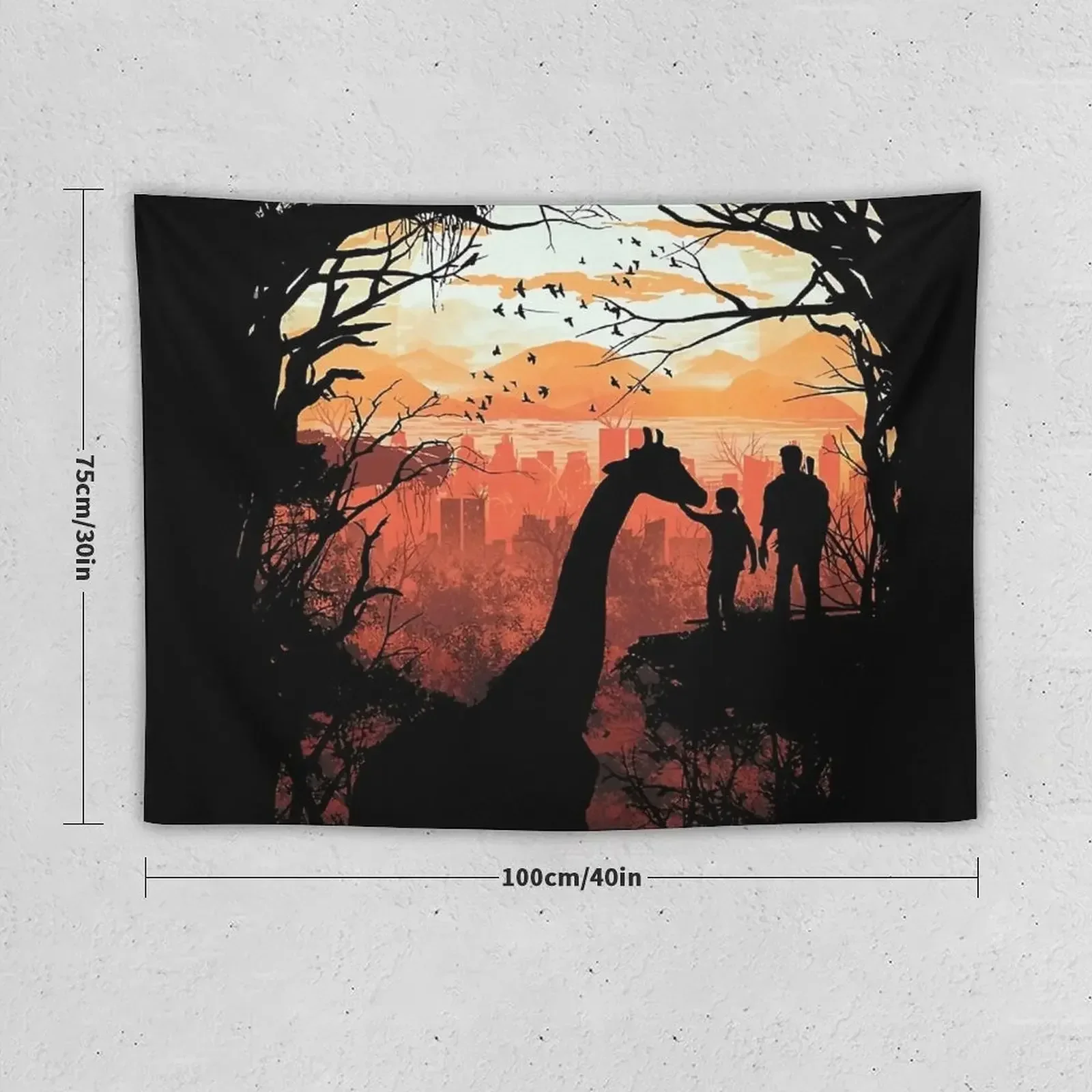 The Last Of Us Tapestry Wall Mural Decoration Aesthetic Tapestry