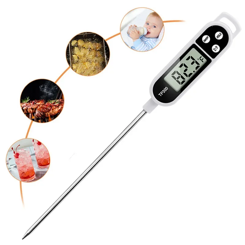 TP300 Food Thermometer Kitchen Thermometer For Meat Water Milk Cooking Food Probe BBQ Electronic Oven Thermometer Kitchen Tools