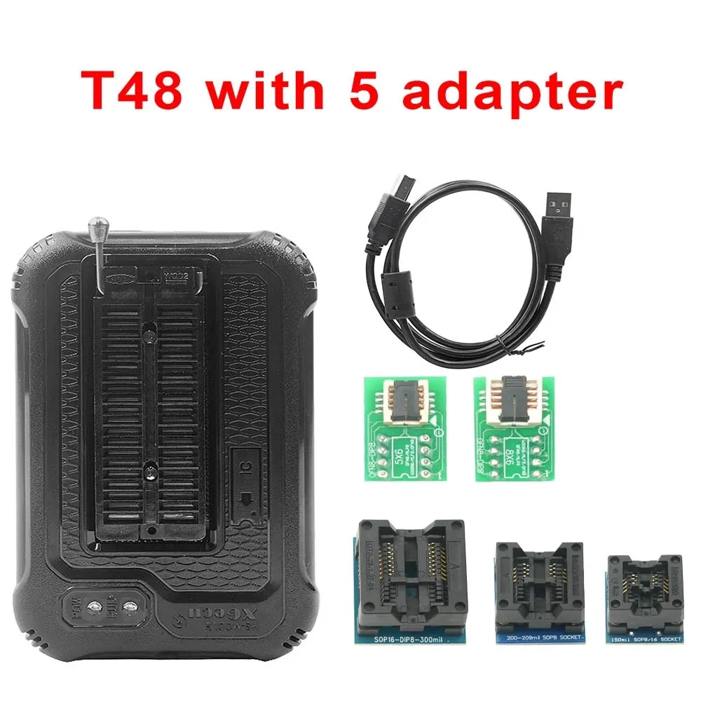 Picture 6: XGecu T48 TL866II USB Universal Programmer Tools with 27 adapters V12.67 Support 17386+IC SPI Flash NAND EEPROM MCU PIC AVR