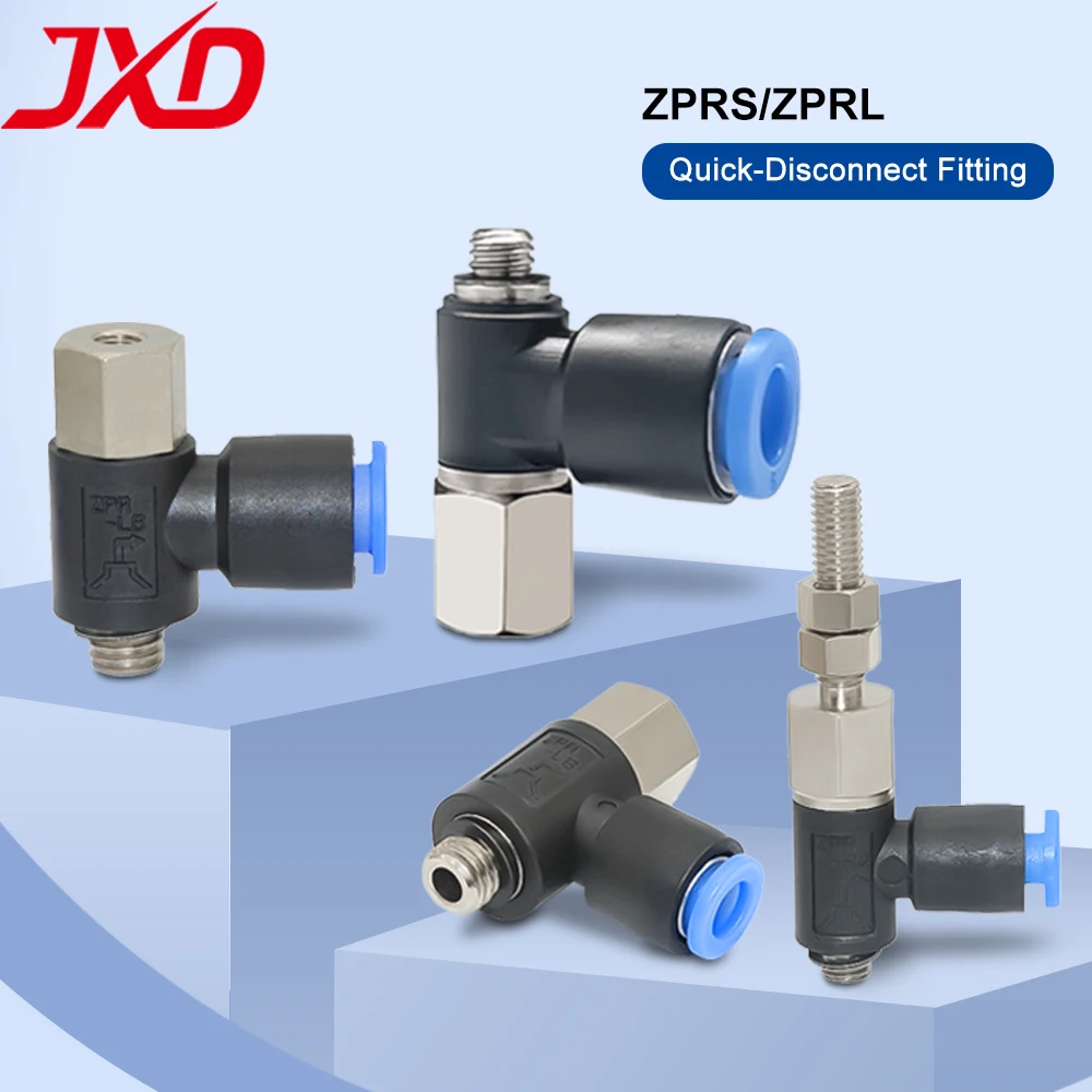 

JXD Industrial Vacuum Suction Cup Bracket without Buffer Fitting ZPRS/L-04/06/08-B4/B5/B6/A5/A6 with Side Air Inlet Quick-C
