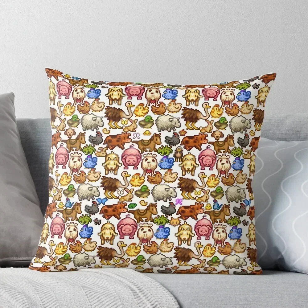 

Stardew Valley Animals Throw Pillow ornamental pillows Pillow Covers Decorative Cushions Cover pillow
