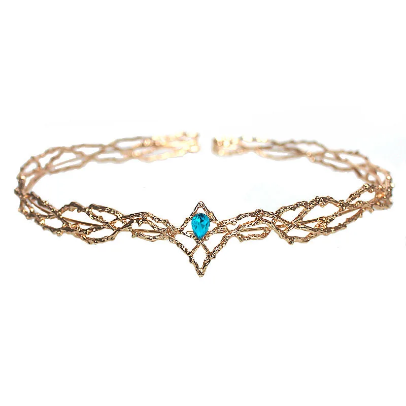 Cosplay Headband Teardrop Forehead Crown