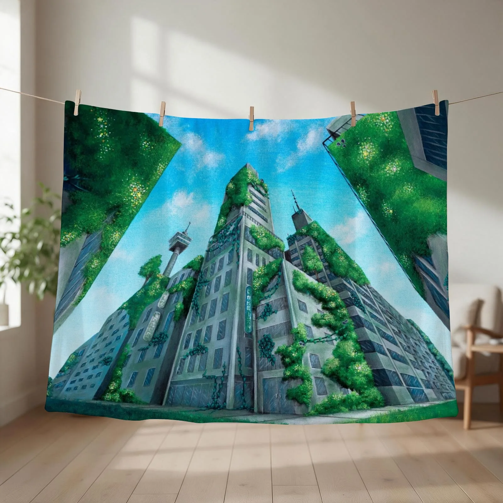 Urban Wild Throw Blanket Loose Luxury Brand anime Luxury Throw Blankets