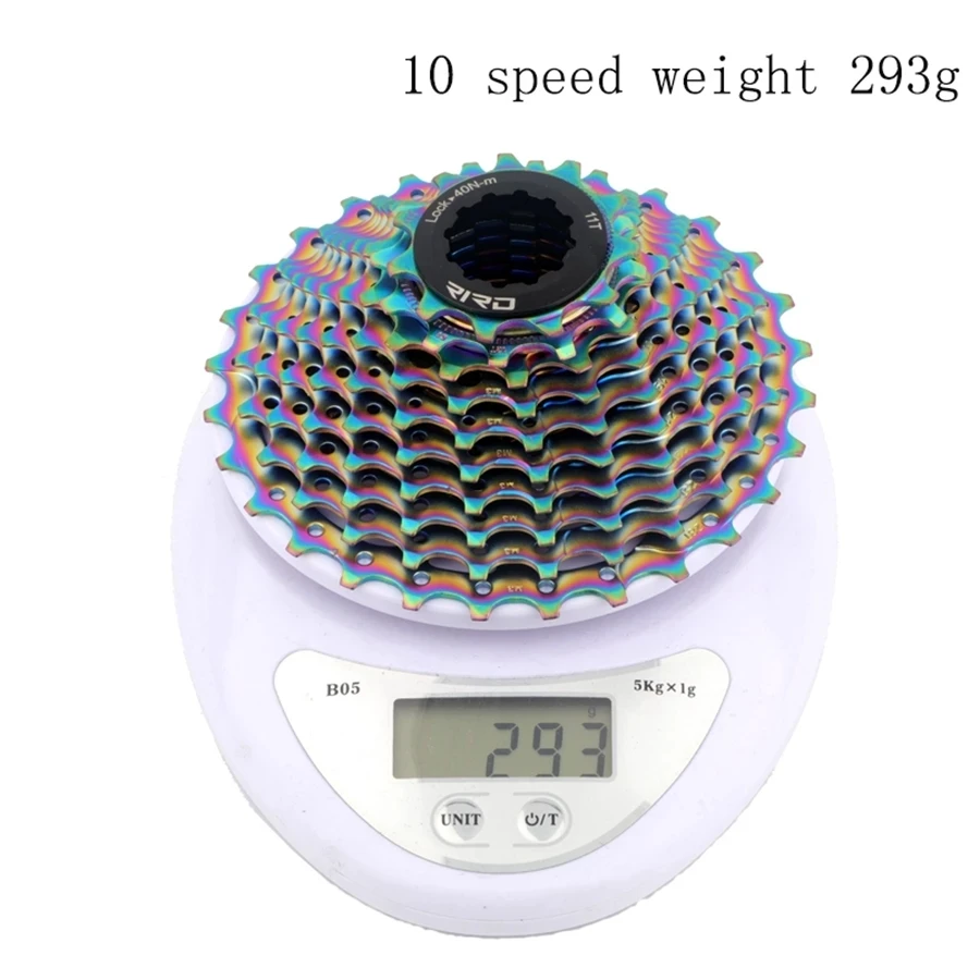 Road Fold Bike Cassette 9S 10S 11S Speed Flywheel 11-28T 286g Rainbow Bicycle Cassette Sprocket Bicycle parts for Shimano SRAM