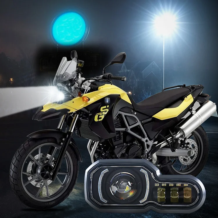 Emark High Low Beam Plug and Play Motorcycle Led Headlight for  F 650 GS F 800 F 700