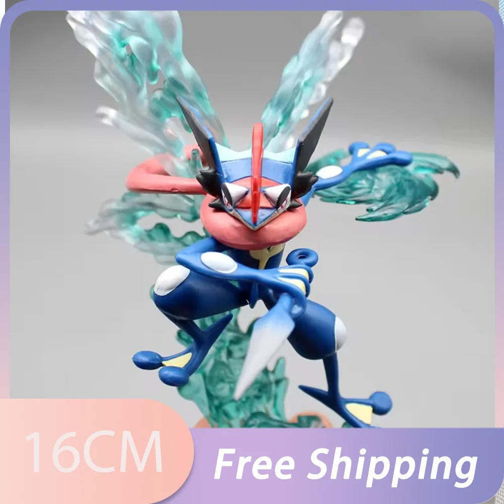 

16cm Pokemon Anime Figure Gk Greninja Action Figures Pvc Cute Figurine Statue Collection Model Doll Decoration Toys Gift For Kid