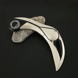 16cm Ion 2.0 Karambit Valorant Game Peripheral Weapon Rotatable Knife Metal Katana Melee Weapon Model Sword Gift Toy Collection
