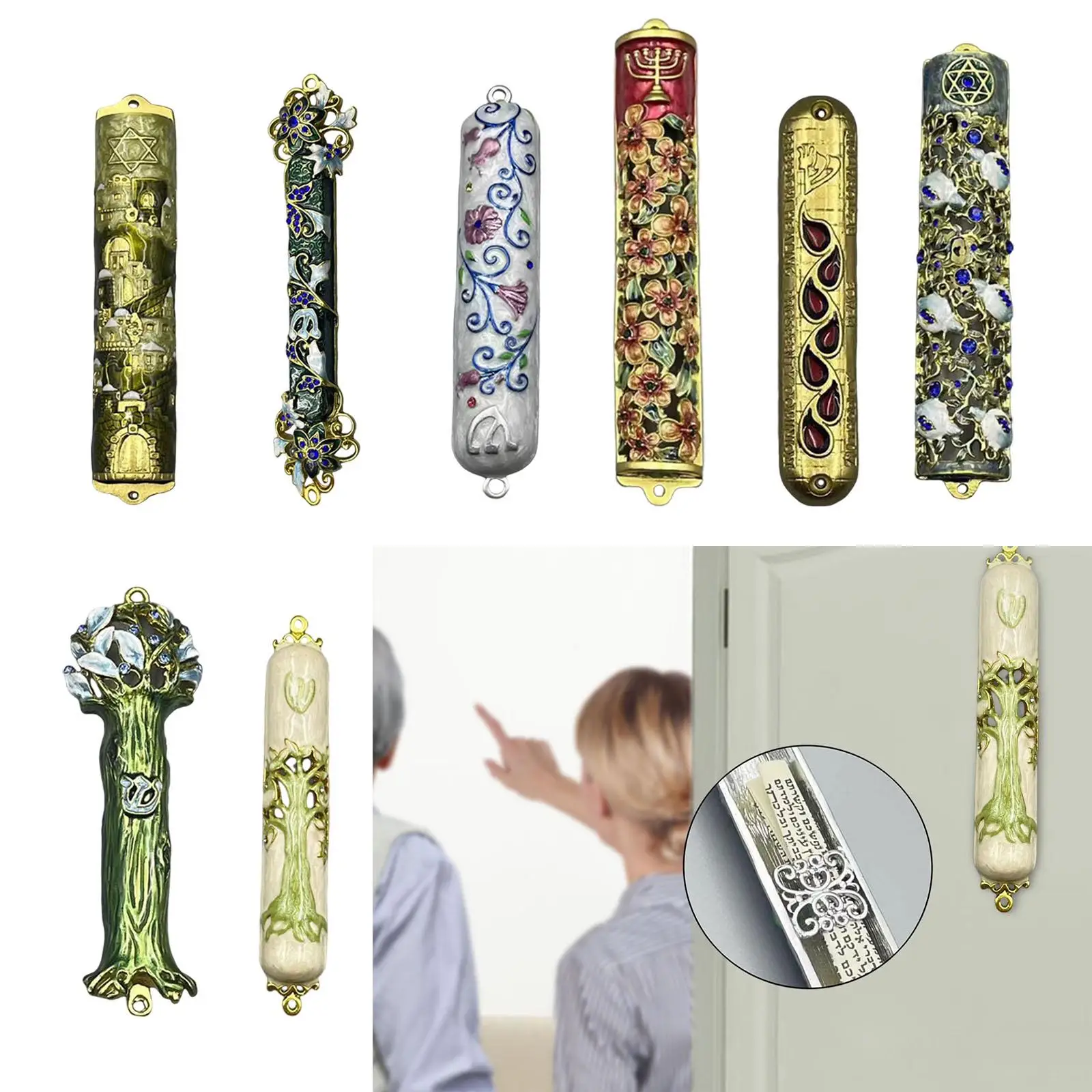 

Мезуза для дверей, мезуза, домашний декор, благословение, легко устанавливается, настенное искусство для дома, современный подарок на новоселье, металлические поделки