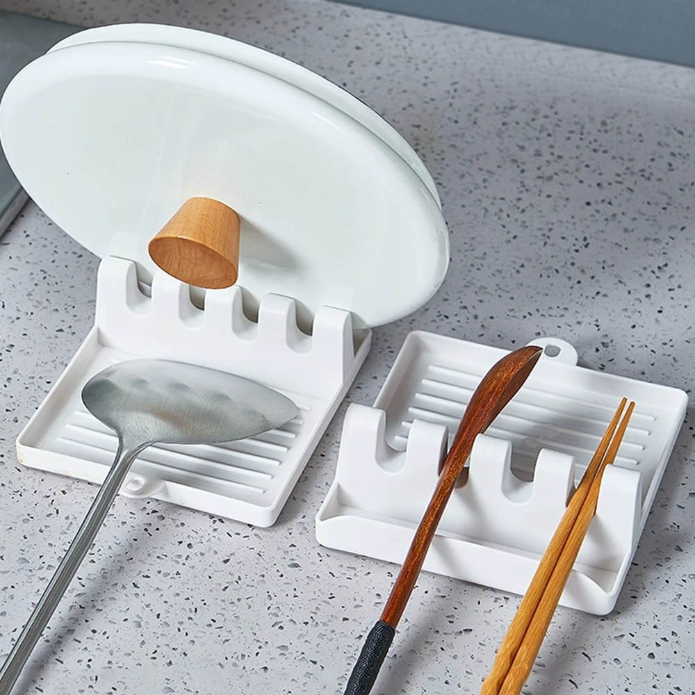 Cucharas de cocina, cubierta para olla, reposapiés, soporte para espátula, soporte para tapa de sartén, almohadilla para cuchara de sopa, almohadilla antideslizante para cucharas, accesorios, órgano de cocina