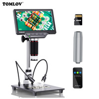 TOMLOV DM201 HDMI Digital Microscope 1300X Industrial Inspection Mobile Phone Repairing Electron microscope 7\
