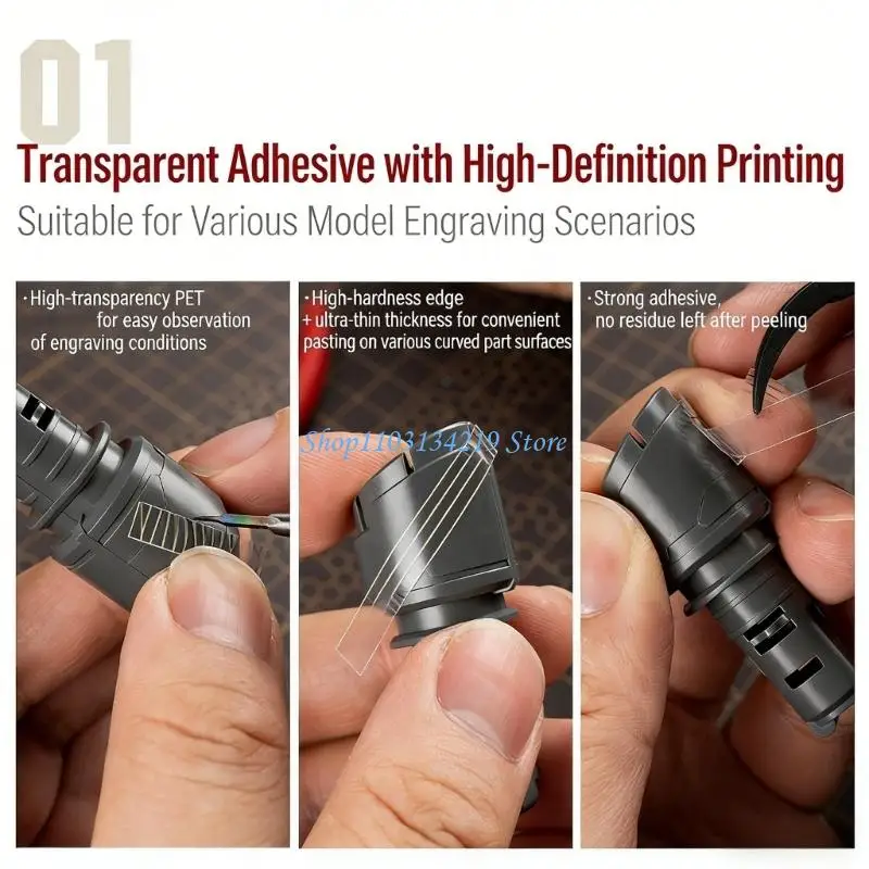 N5KC Not Residues Scribing Tape Alignment Strips with Scale Quick Setups &Removal