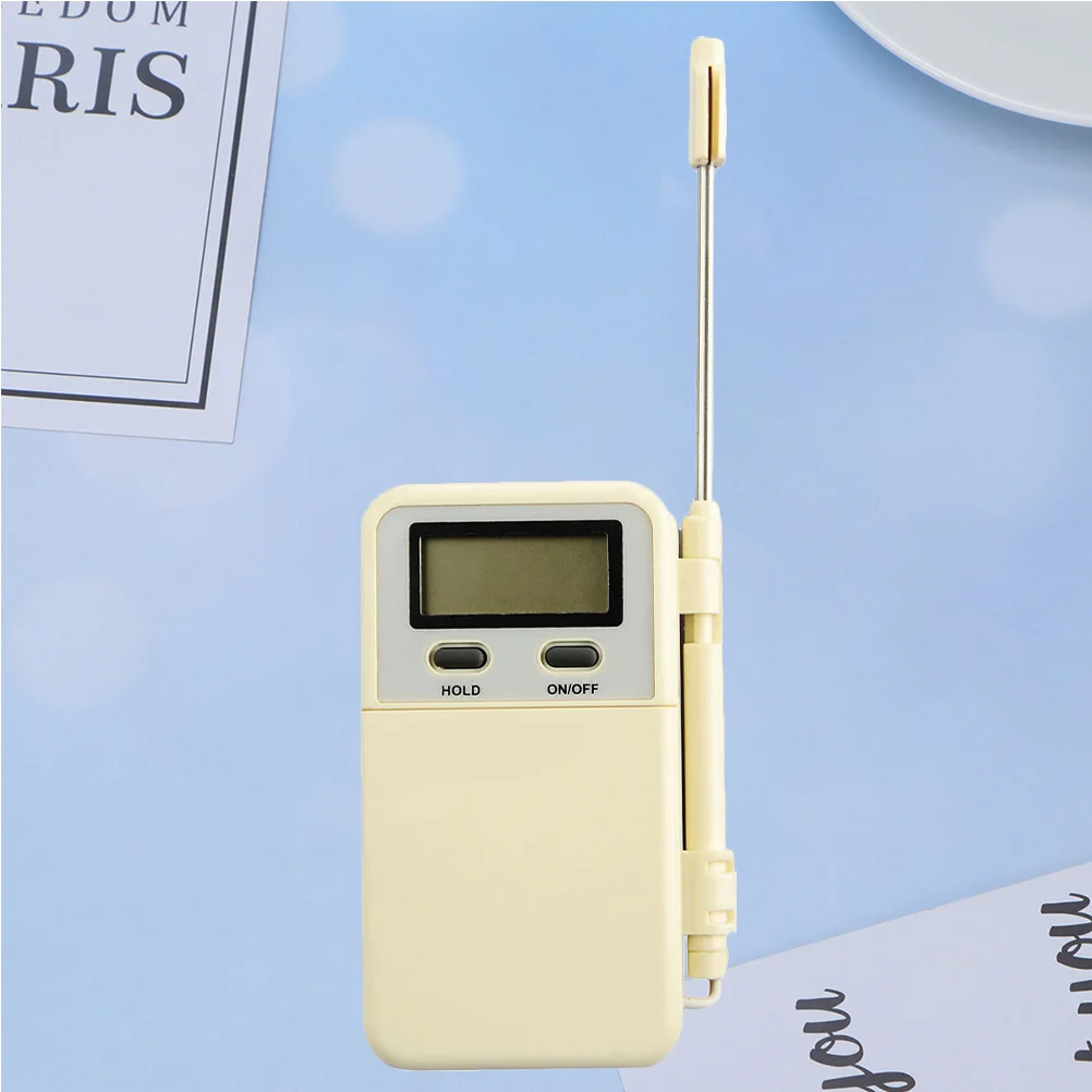 

1pc Digital Baking Thermometer Barbecue Electronic Timer Probe Alarm Function Remote Monitoring Meat Oven Grill Cooking Tool