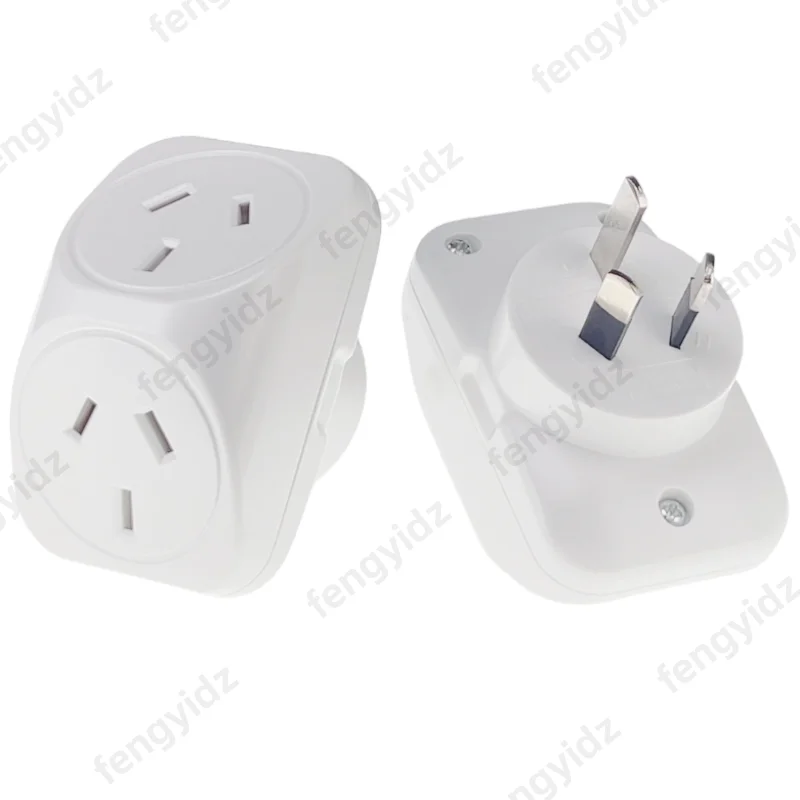 AU Double Plug Outlet Extender, Multi Plugs Adaptor Electrical Sockets AC Power Converter for Home Australian standard