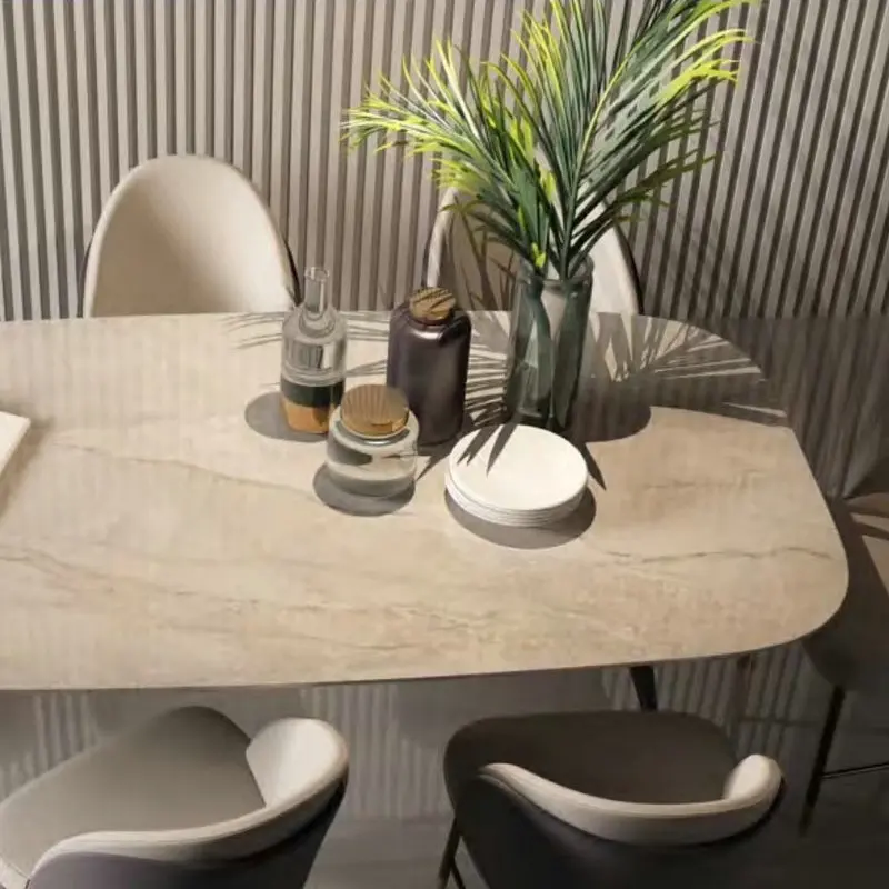 Small rock slab 900X1800mm restaurant cuttable board glossy home board decoration