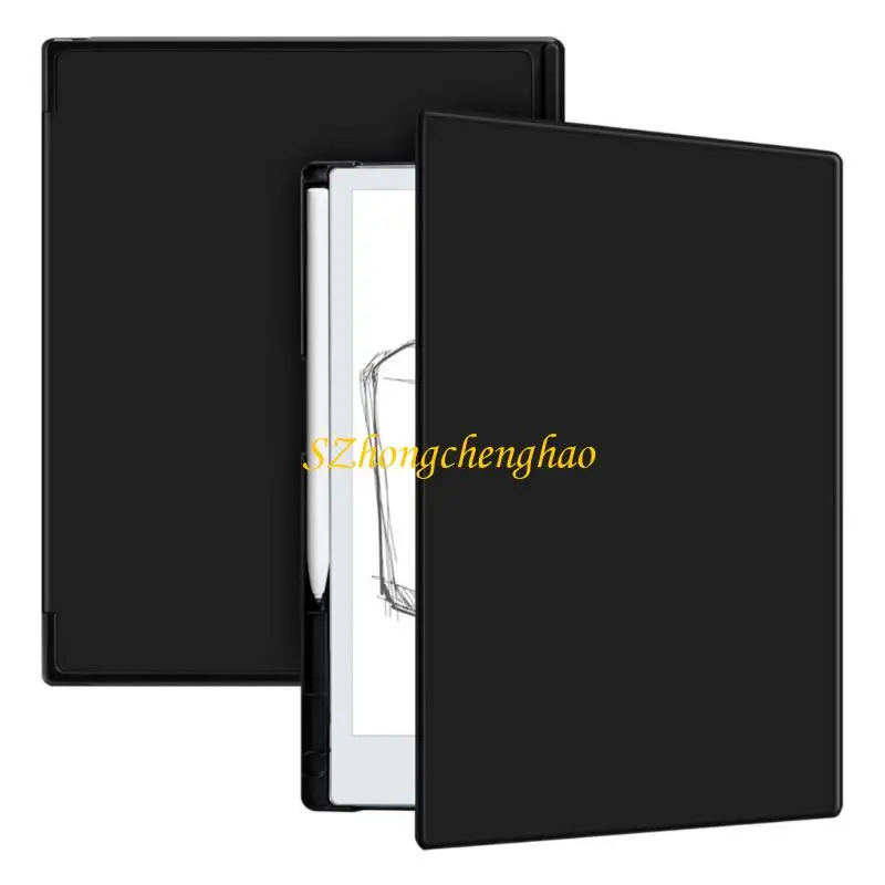 

Folding Stand Cover Protective Case Stand Case Artificial Leather Cover with Pen Holder for Remarkable 2 Paper Tablet 601D