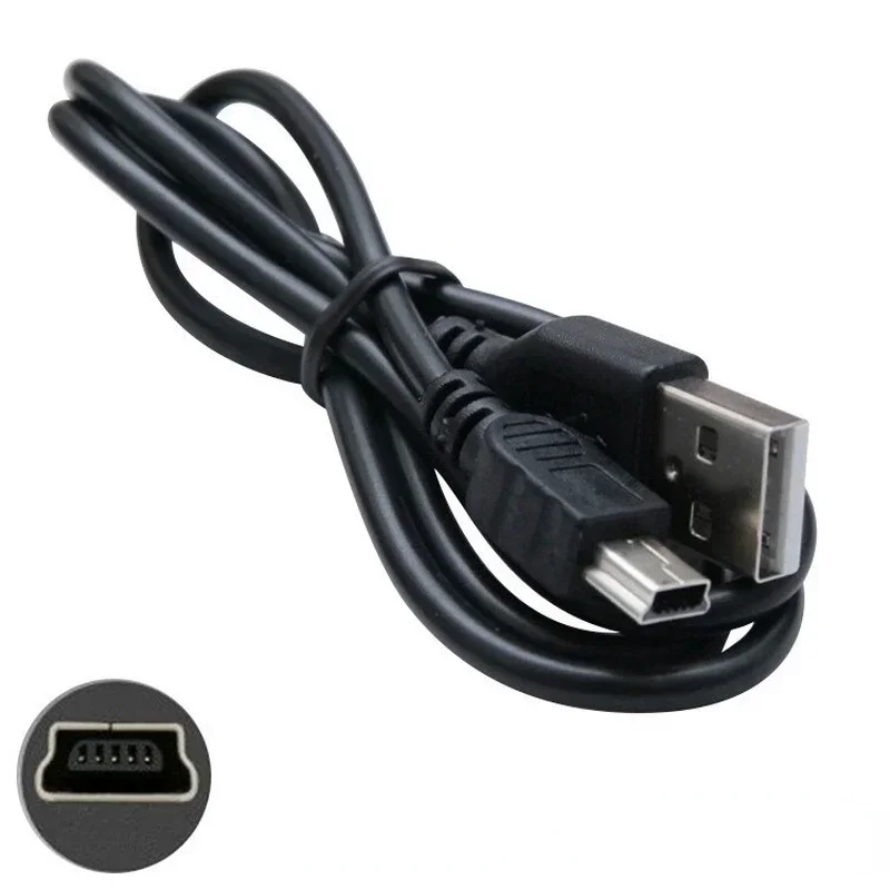 80/100cm 2.0 Mini USB Charger Power Cable Cord For Camera Sony PS3 Controller Pure Copper