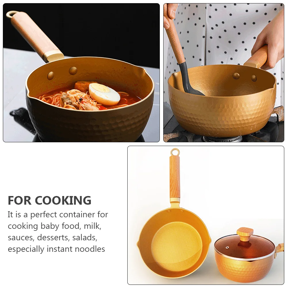 

Snowflake Pot Premium Cooking Pot For Baby Food Milk Sauces Instant Noodles Stew Pan Multi-Functional Heating Kitchen Tool