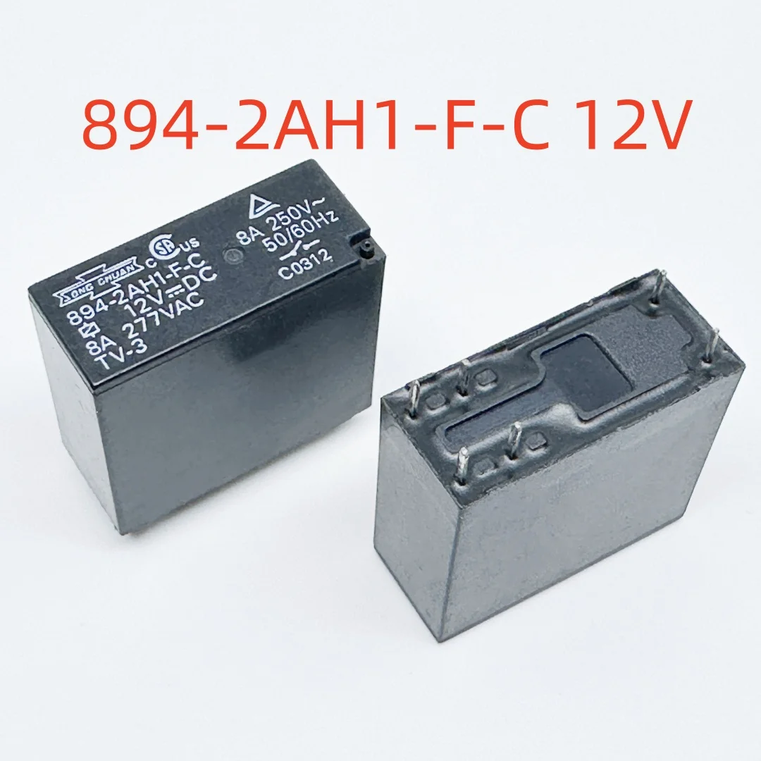 New 894-2AH1-F-C 12VDC;894H-2AH1-F-S 24VDC (G2R2A-8A/12A) Relay 6 pins