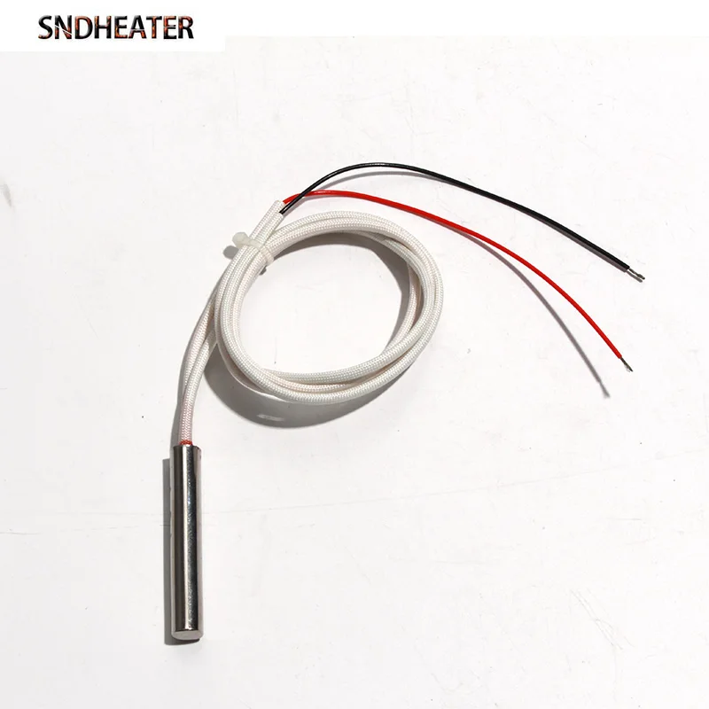 SNDHEATER 6X30mm PTC Thermostat Cartridge Heater Constant Temperature 12V 5V Electric Heating Element Waterproof Antifreeze Rod