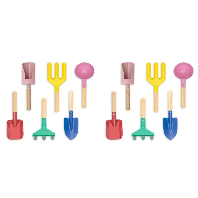 wowfu-children's-beach-12-piece-set-children's-gardening-tools-sand-set-metal-gardening-tools-beach-shovel