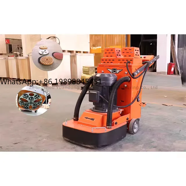 220V Concrete Grinder Concrete Floor Grinders and Polishers Single Phase Concrete Floor Grinder