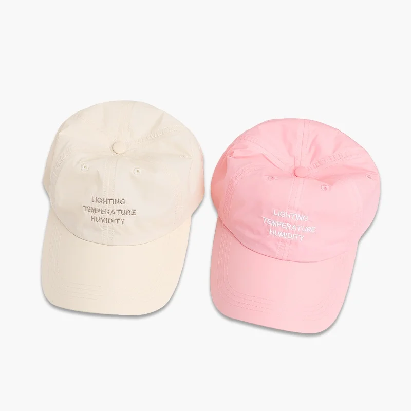 

Lighting Temperature Humidity Embroidered Baseball Cap Unisex Quick-Dry for Outdoor Sports, Hiking & Daily Outdoor Activities