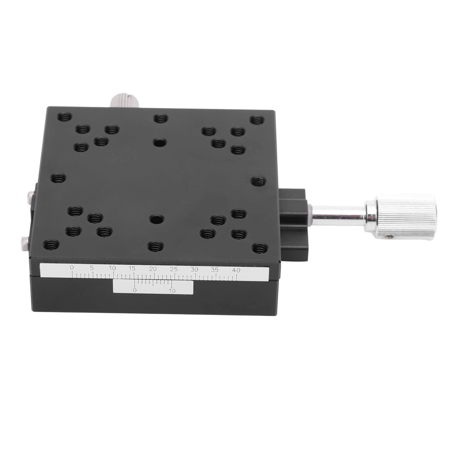Handmatig glijdend X-glijdende lineaire podium Glijdende lineaire podiumtafel Handmatige aluminiumlegering Hoge nauwkeurigheid voor XSC60