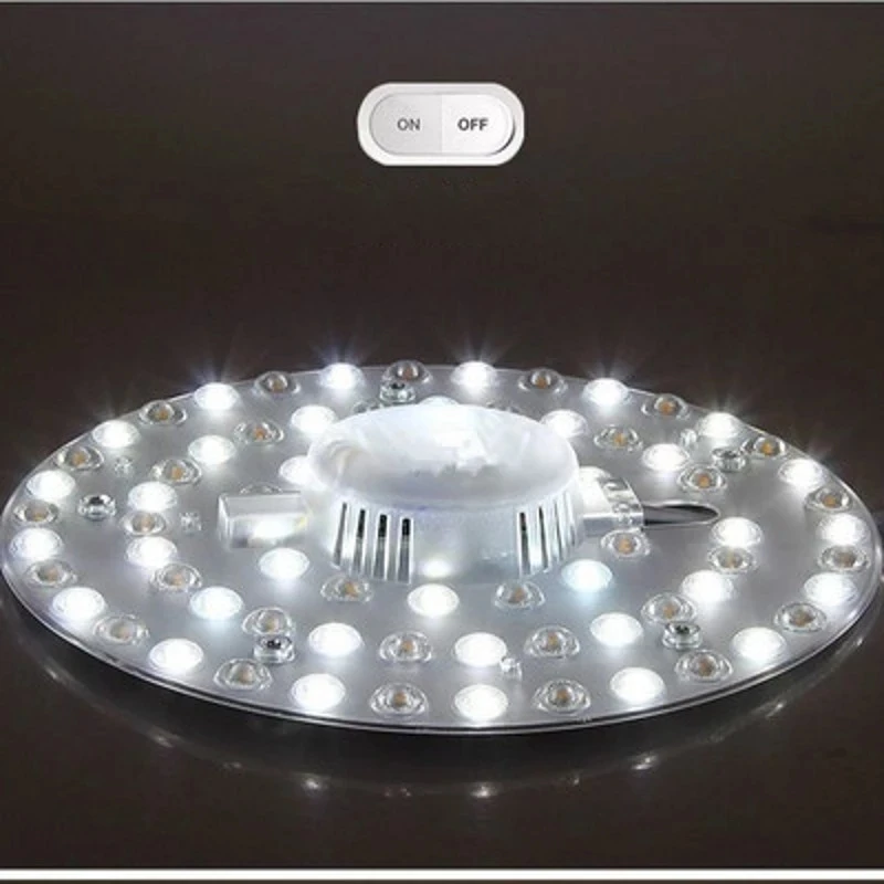 LED ceiling light Panel Light Module Lamp 36W 24W 18W Energy Saving 220V Round Ceiling Lamp Board Light Indoor Wall Lamp Light