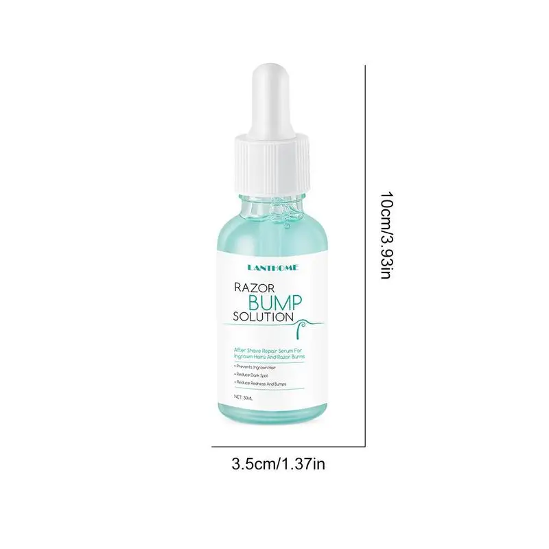 Serum suave para prevenir el pelo encarnado, reafirmante y reparador de la piel después del afeitado y encerado, 30ml