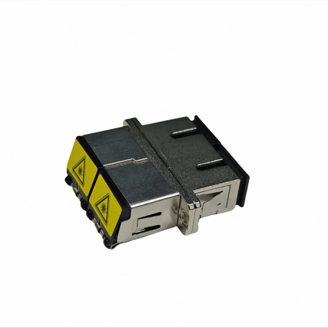 SC duplex Adapter 10pcs with shutter Metal ftth sc DX fiber optic coupler SC APC UPC optical fibre connector Avoid laser ELINK