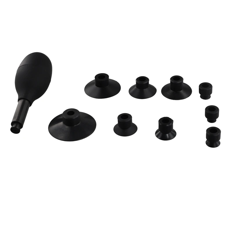 Lens Sucker Kit Eight In One With 9 Interchangeable Suction Cups Strong Suction Manual Vacuum Suction Pen Lens Puller