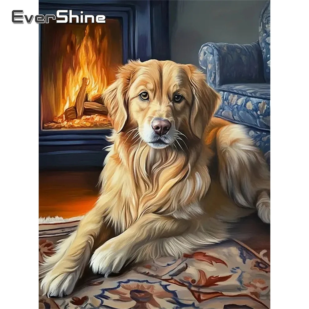Evershine Diamant Stickerei Hund Tier DIY Bild Strass Diamant Malerei Acryl Handwerk Liefert Mosaik Handgemachtes Geschenk