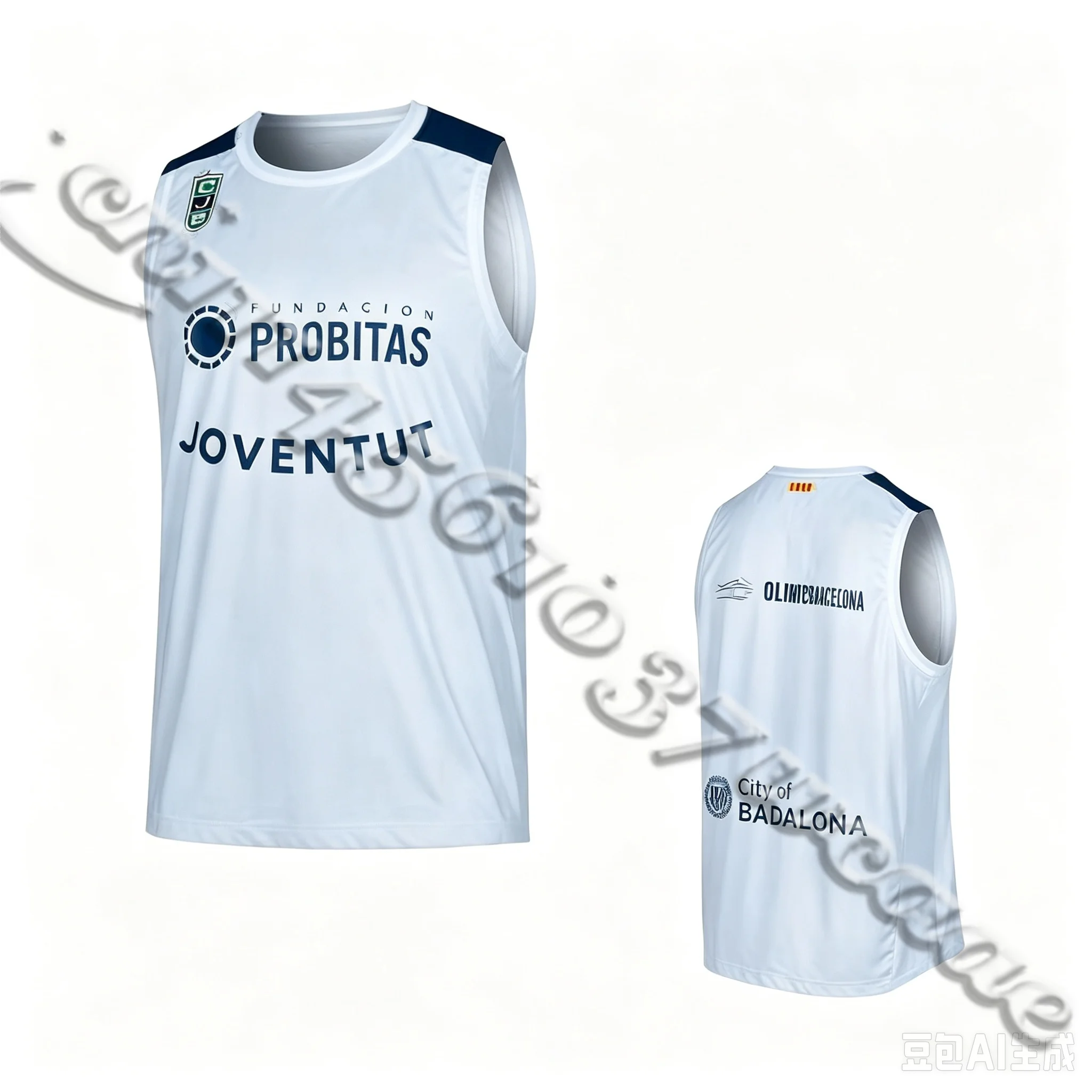 Season Joventut Badalona Basketball Jersey Tank Top Collection Unisex Home Training Kit Fan Sleeveless Sports Top FamilyMatching
