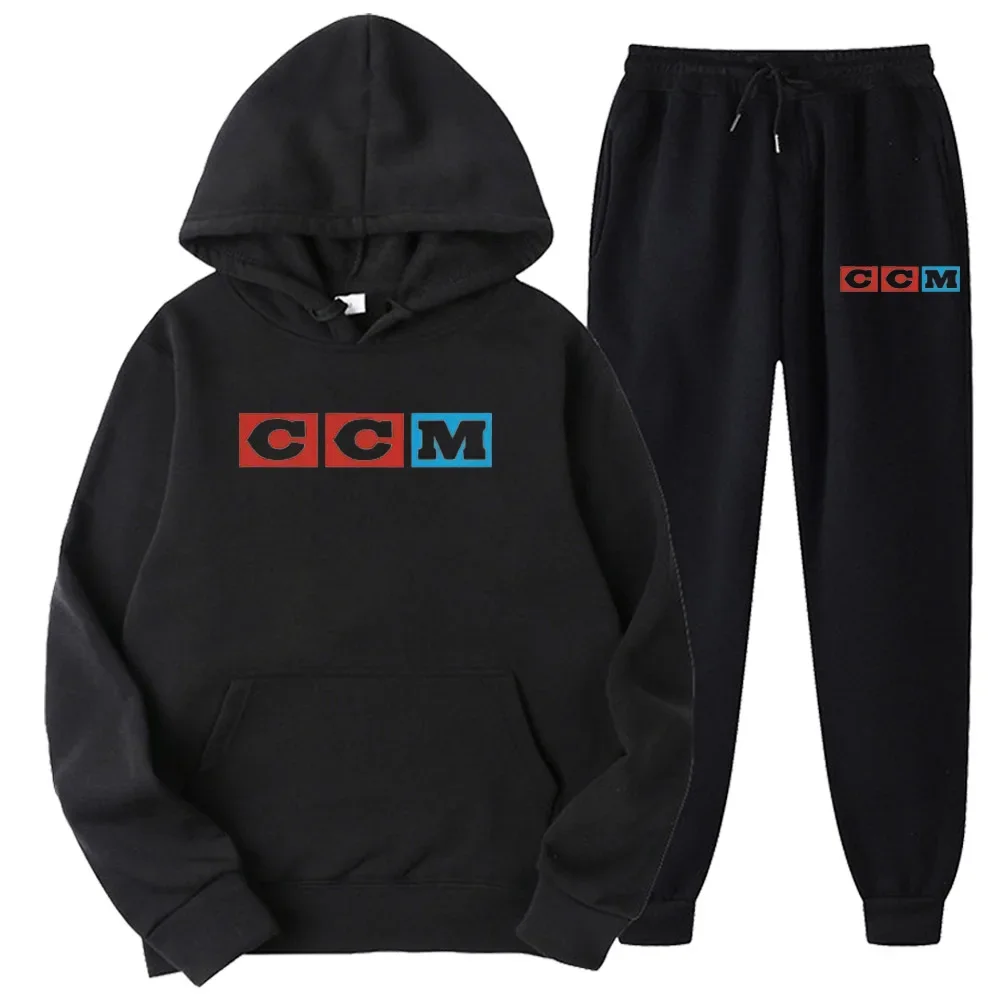 

Мужской спортивный костюм из двух предметов, спортивные штаны, куртка, пуловер, повседневный спортивный костюм на открытом воздухе, модный уличный комплект с капюшоном