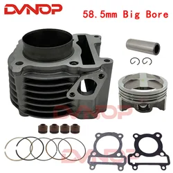 58.5mm/15mm 155cc Big Bore Cylinder Kit & Piston Kit for YAMAHA BWS125 ZUMA 125 YW125 CYGNUS-X /-SR /-FI 4V 1210A-5TY-K580